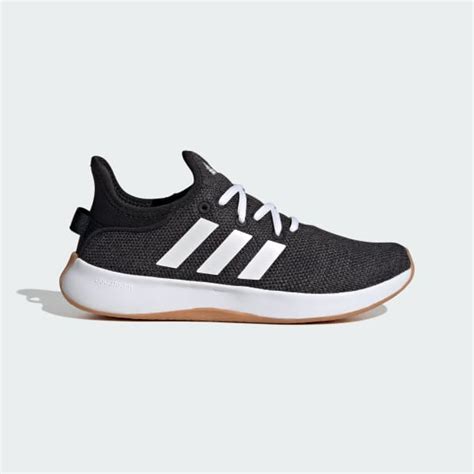 black adidas cloudfoam shoes women's